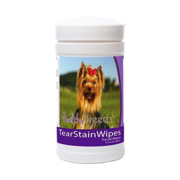 Healthy Breeds Healthy Breeds 840235152149 Yorkshire Terrier Tear Stain Wipes 840235152149